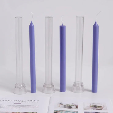Moule pour bougies pilier, moule pour bougie cierge, moule en plastique polycarbonate pour bougies hautes