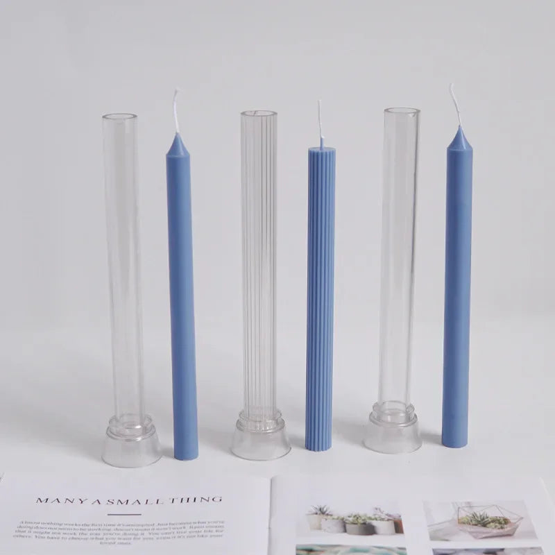 Moule pour bougies pilier, moule pour bougie cierge, moule en plastique polycarbonate pour bougies hautes