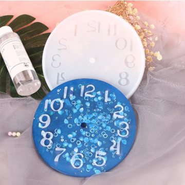 Moule cadran chiffres arabes pour horloge résine epoxy diy – La Boutique Du  Moule